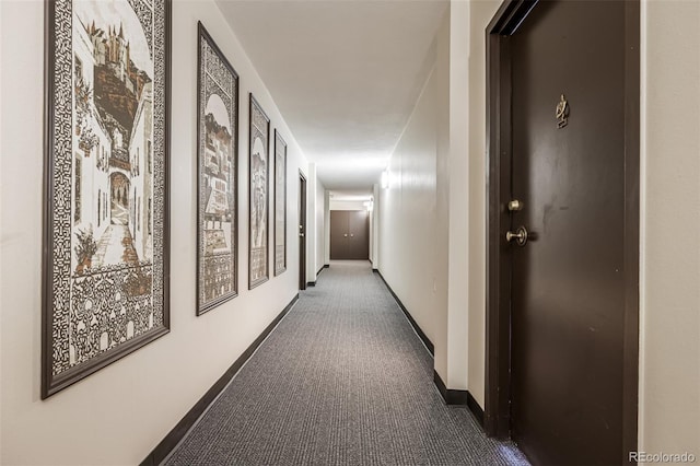 7801 W 35th Ave Unit 406, Wheat Ridge, CO 80033 - hall with carpet flooring and baseboards