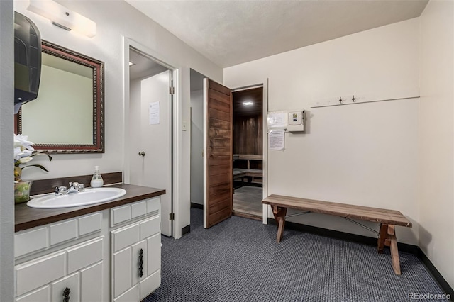 7801 W 35th Ave Unit 406, Wheat Ridge, CO 80033 - bathroom featuring baseboards and vanity