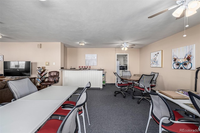 7801 W 35th Ave Unit 406, Wheat Ridge, CO 80033 - office with carpet flooring and ceiling fan
