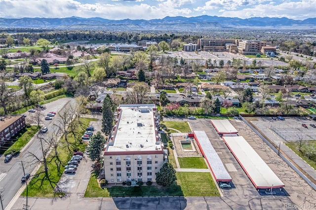 7801 W 35th Ave Unit 406, Wheat Ridge, CO 80033 - aerial view featuring a mountain view
