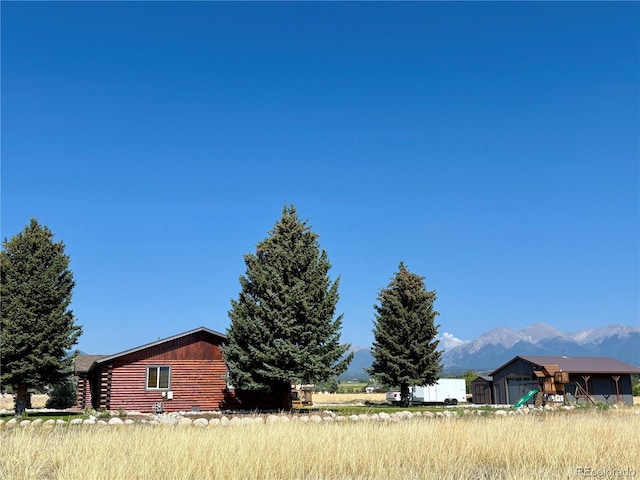 9081 Range Ln, Salida, CO 81201 - view of yard featuring a mountain view