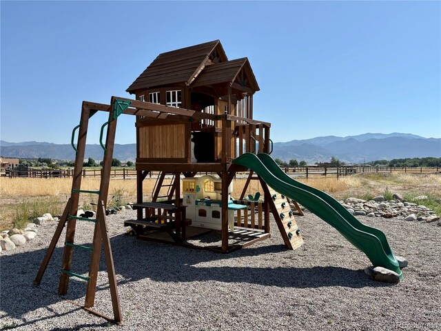 9081 Range Ln, Salida, CO 81201 - community playground featuring a mountain view
