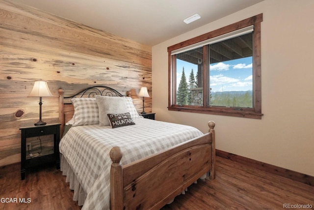 2621 Gcr 519, Tabernash, CO 80478 - bedroom featuring wooden walls and wood finished floors