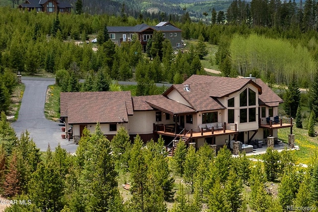2621 Gcr 519, Tabernash, CO 80478 - aerial view of property and surrounding area featuring a forest
