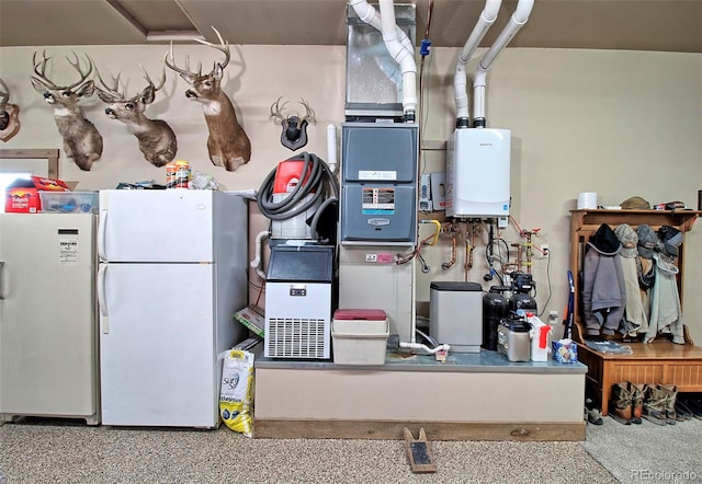 utilities featuring water heater