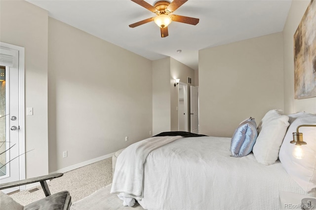 4109 Sunny Vista Hts, Colorado Springs, CO 80918 - carpeted bedroom with ceiling fan