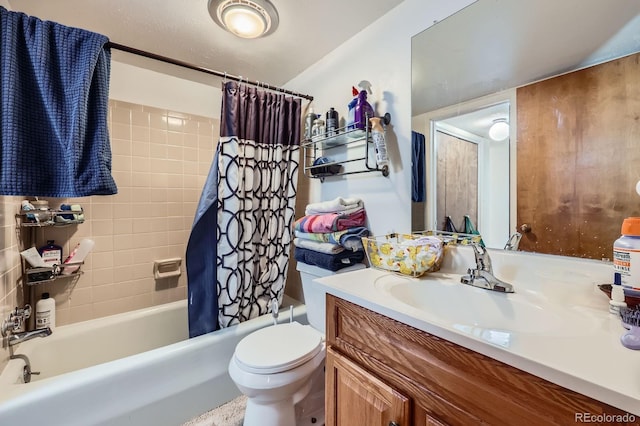4484 Juniper Ct, Larkspur, CO 80118 - full bath with vanity and shower / bath combo with shower curtain