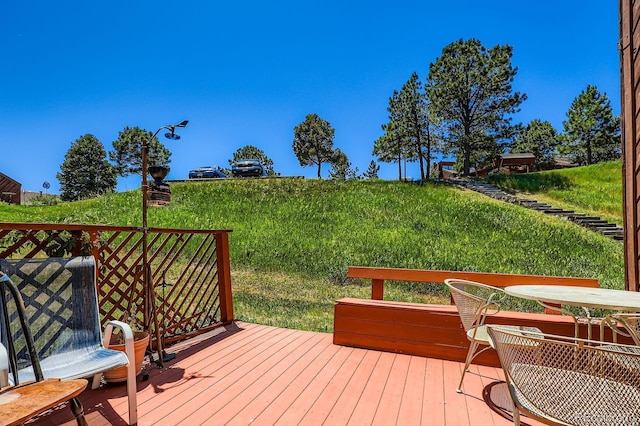 4484 Juniper Ct, Larkspur, CO 80118 - view of deck