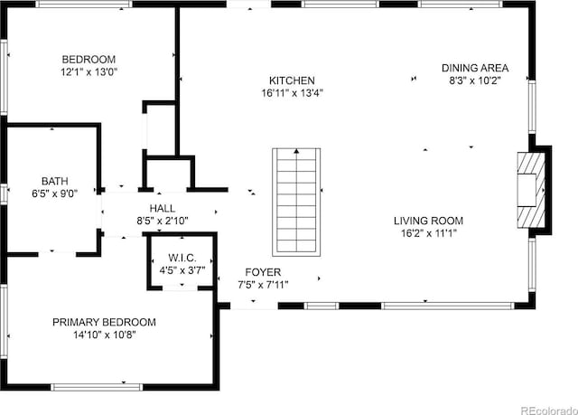 220 S Raleigh St, Denver, CO 80219 - view of property floor plan