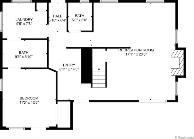 220 S Raleigh St, Denver, CO 80219 - view of property floor plan