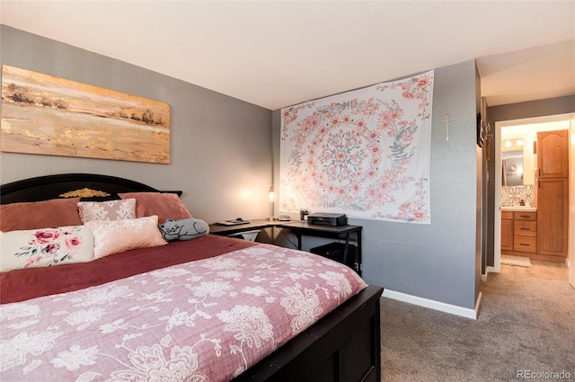2325 S Linden Ct Unit 101, Denver, CO 80222 - bedroom with baseboards and carpet flooring