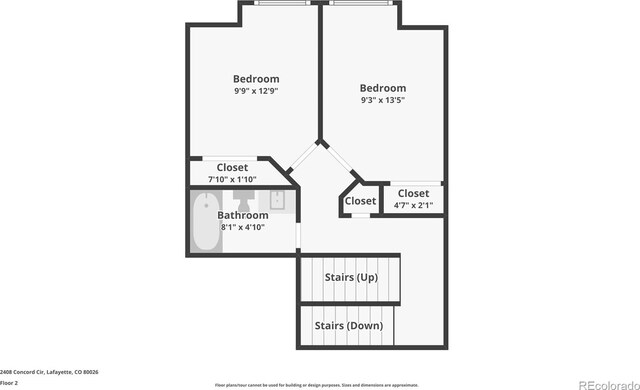2408 Concord Cir, Lafayette, CO 80026 - view of property floor plan