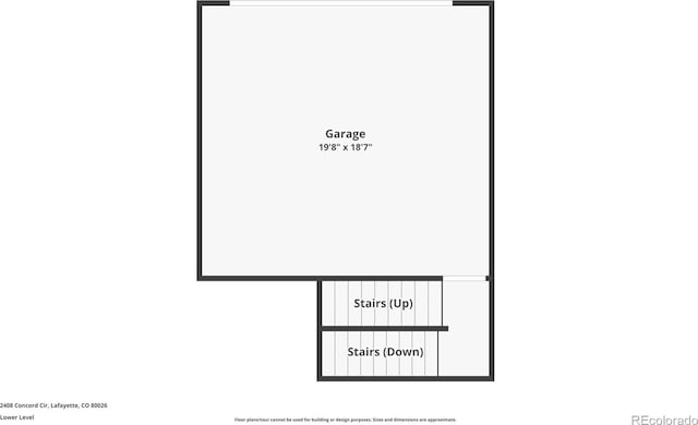 2408 Concord Cir, Lafayette, CO 80026 - view of floor plan / room layout