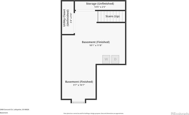 2408 Concord Cir, Lafayette, CO 80026 - view of property floor plan