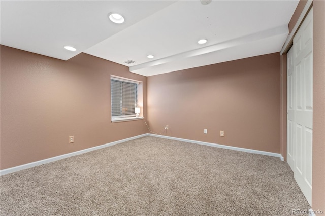 7860 E Ellsworth Ave, Denver, CO 80230 - unfurnished bedroom featuring carpet flooring, recessed lighting, baseboards, and a closet