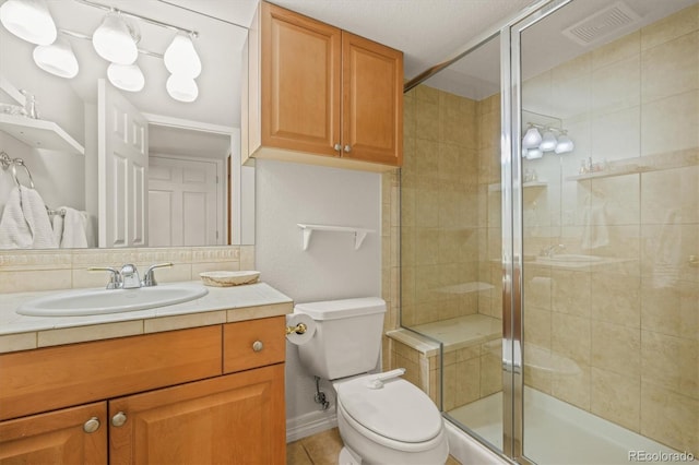 854 Countrybriar Ln, Highlands Ranch, CO 80129 - full bathroom featuring vanity and a shower stall
