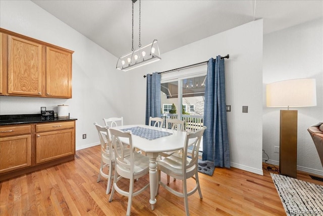 2730 River View Dr, Broomfield, CO 80023 - dining space with light wood-style floors and baseboards