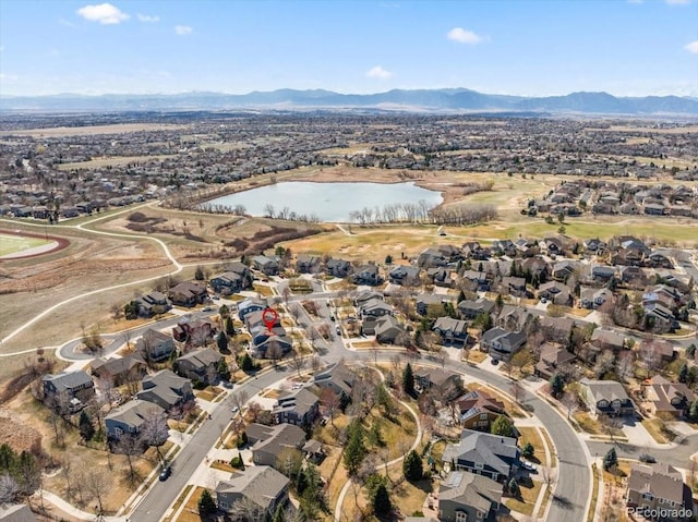 2730 River View Dr, Broomfield, CO 80023 - view of property location featuring a water and mountain view and nearby suburban area