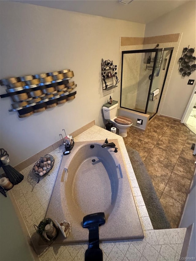 workout room with tile patterned floors