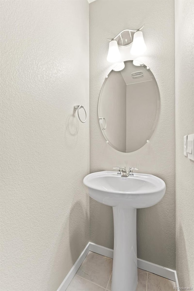 bathroom featuring tile patterned floors