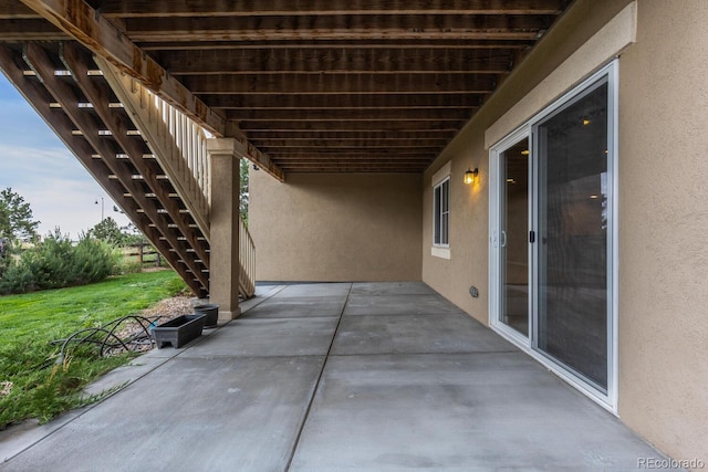 17223 W 84th Dr, Arvada, CO 80007 - view of patio featuring stairway