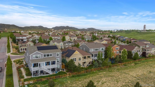 17223 W 84th Dr, Arvada, CO 80007 - aerial perspective of suburban area with a mountainous background