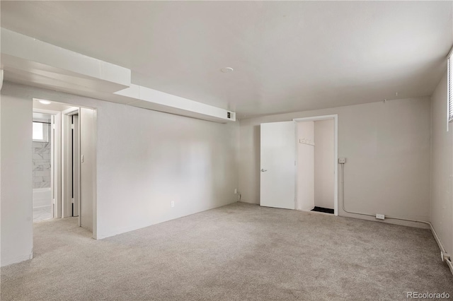 unfurnished bedroom featuring carpet