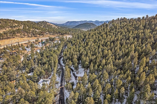 view of mountain view