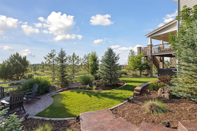 3741 Harvard Pl, Broomfield, CO 80023 - view of yard featuring a patio area and stairway