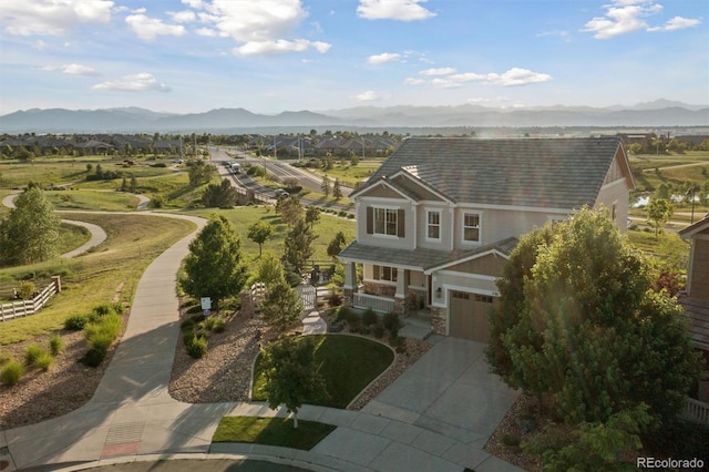 3741 Harvard Pl, Broomfield, CO 80023 - view from above of property with mountains