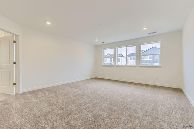 39857 Floyd St, Elizabeth, CO 80107 - spare room with light carpet and recessed lighting