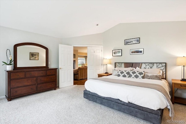 19113 W 60th Ln, Golden, CO 80403 - carpeted bedroom with lofted ceiling