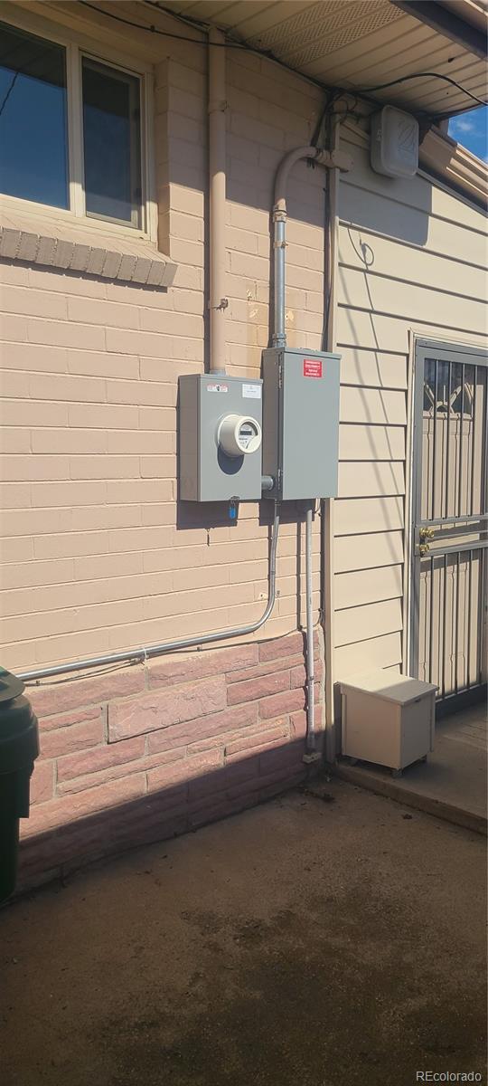 5423 Pecos St, Denver, CO 80221 - exterior view of electric meter