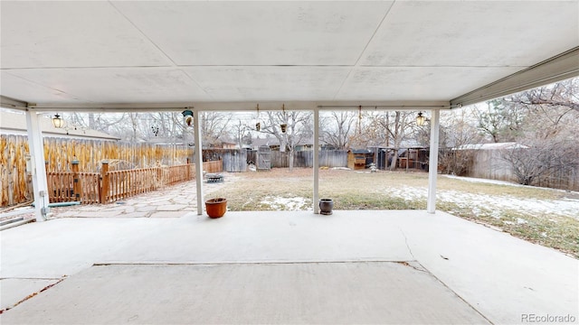 view of patio