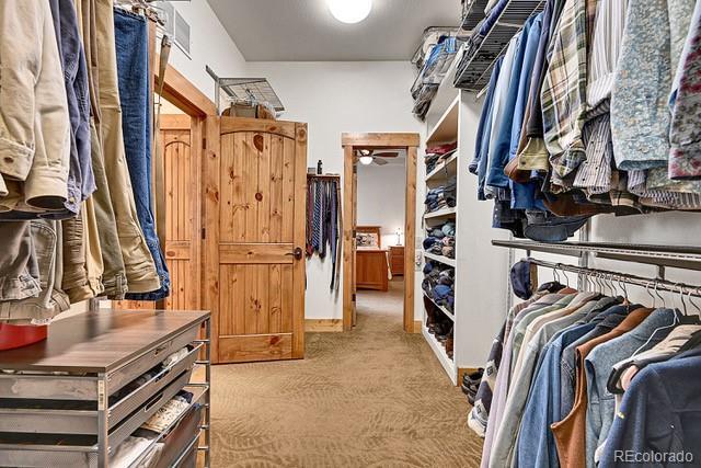 15947 Huckleberry Hts, Colorado Springs, CO 80908 - spacious closet with carpet and visible vents