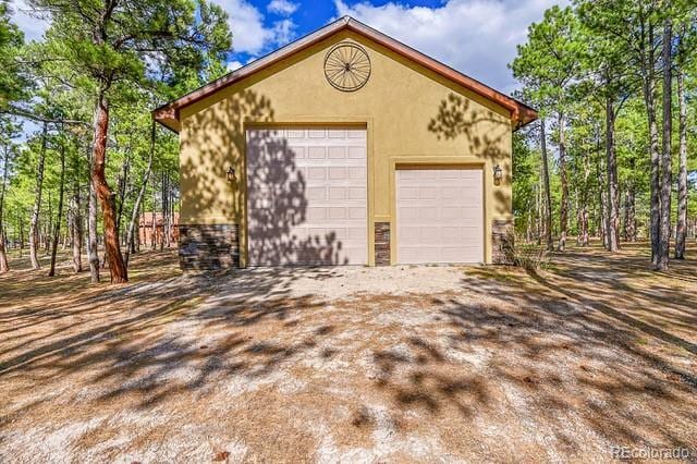 15947 Huckleberry Hts, Colorado Springs, CO 80908 - view of detached garage