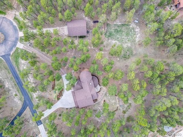 15947 Huckleberry Hts, Colorado Springs, CO 80908 - drone / aerial view