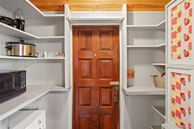 view of pantry