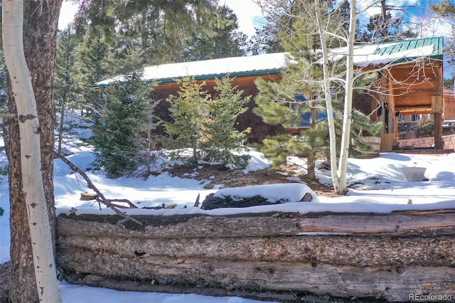 526 Wakanda Trl, Woodland Park, CO 80863 - view of snowy exterior