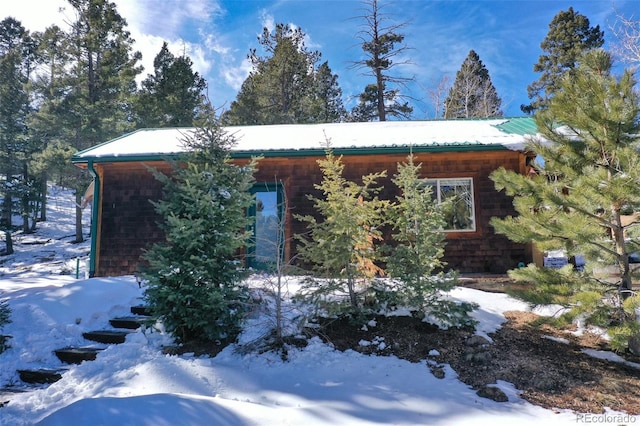 526 Wakanda Trl, Woodland Park, CO 80863 - view of snow covered exterior