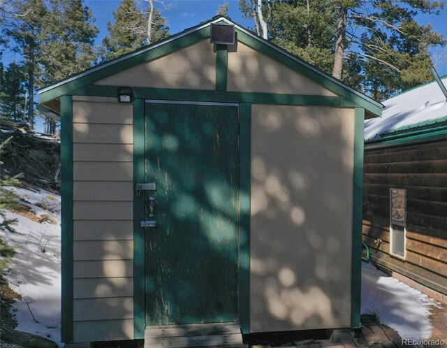 526 Wakanda Trl, Woodland Park, CO 80863 - view of shed