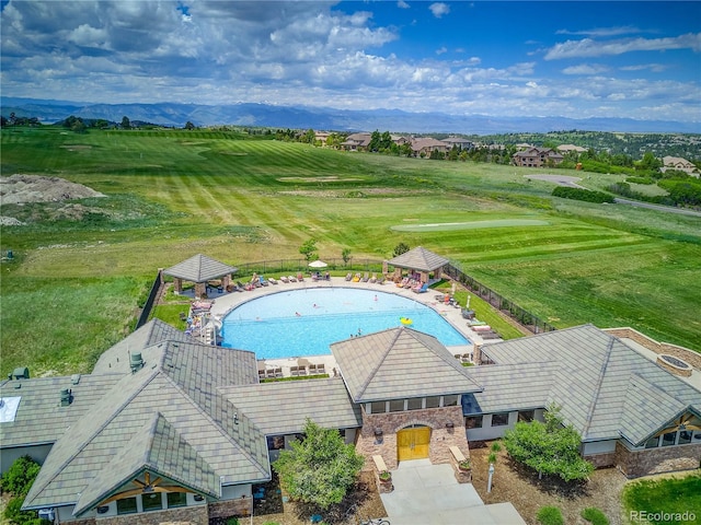 view of birds eye view of property