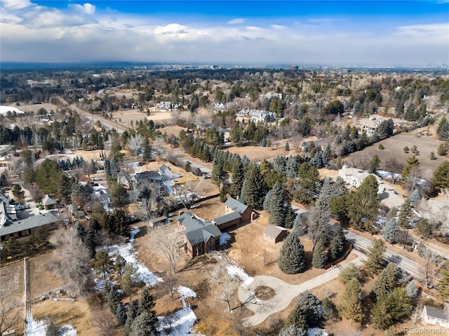 birds eye view of property featuring a residential view