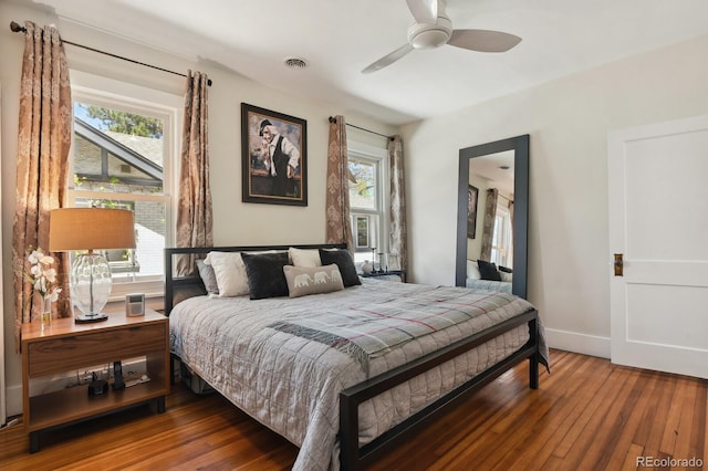 916 Adams St, Denver, CO 80206 - bedroom with hardwood / wood-style flooring and baseboards