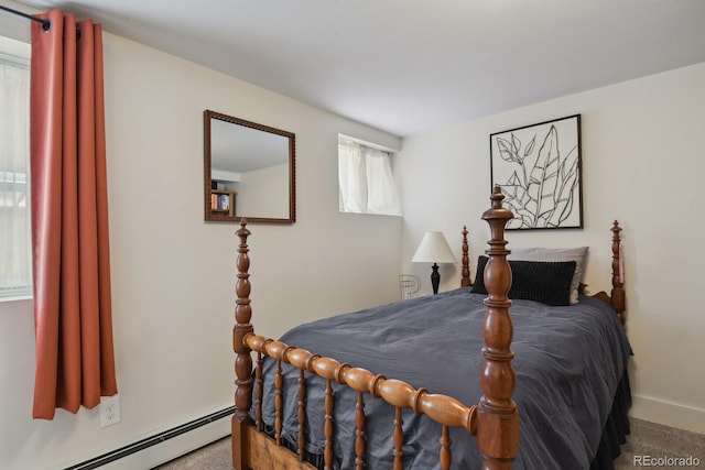 916 Adams St, Denver, CO 80206 - carpeted bedroom with baseboard heating