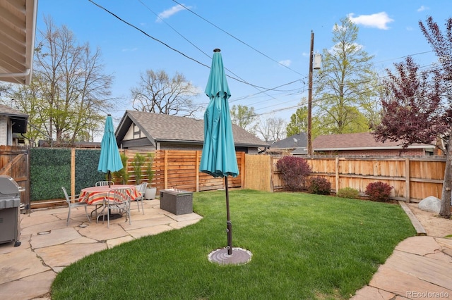 916 Adams St, Denver, CO 80206 - view of yard with a patio area