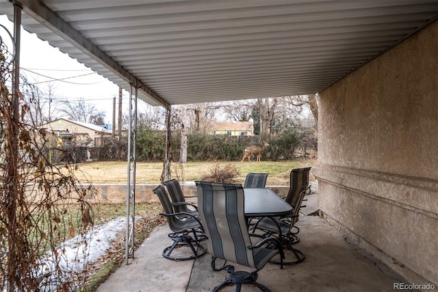 view of patio