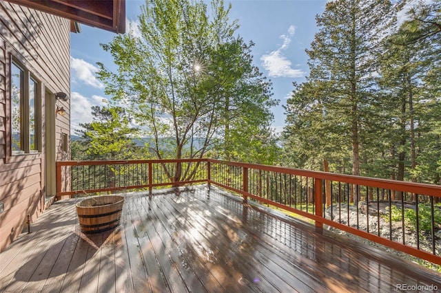 91 Hess Ave, Golden, CO 80401 - view of wooden terrace