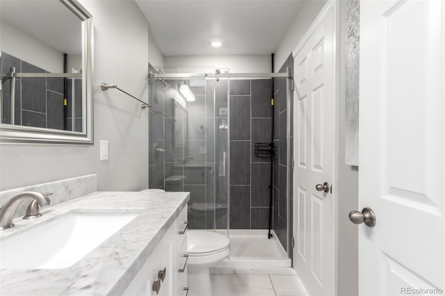 2267 S Buckley Rd Unit 202, Aurora, CO 80013 - bathroom featuring vanity and a stall shower