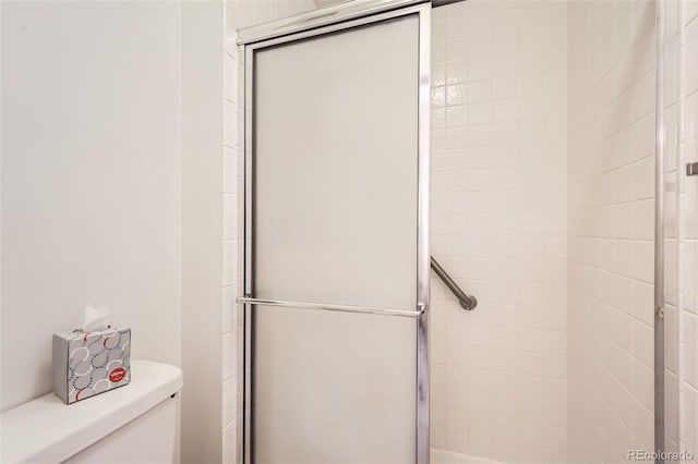 9925 W Progress Pl, Littleton, CO 80123 - bathroom with toilet and a stall shower